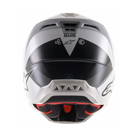 S-M5 RAYON HELMET MATTE LIGHT GREY/BLK/SLVR XL - 482-9208X-3