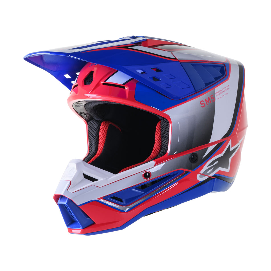 S-M5 SAIL HELMET WHT/DIVA PNK/ENAMEL BLU G SM - 482-9232S