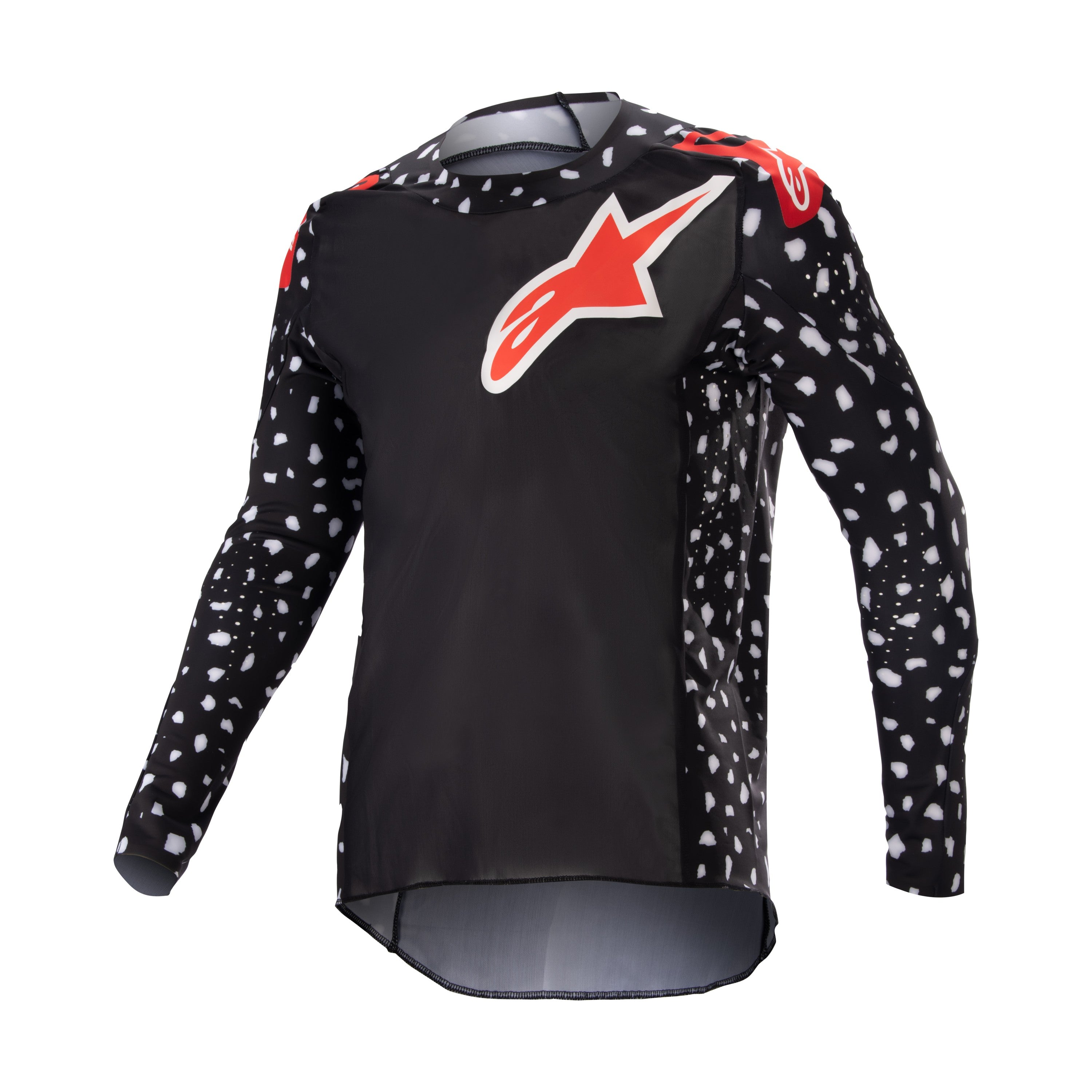YOUTH RACER NORTH JERSEY BLACK/NEON RED YM - 482-9825YM
