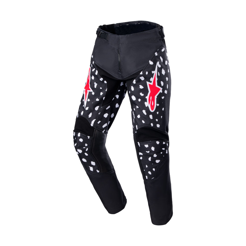 YOUTH RACER NORTH PANTS BLACK/NEON RED 24 - 482-985824