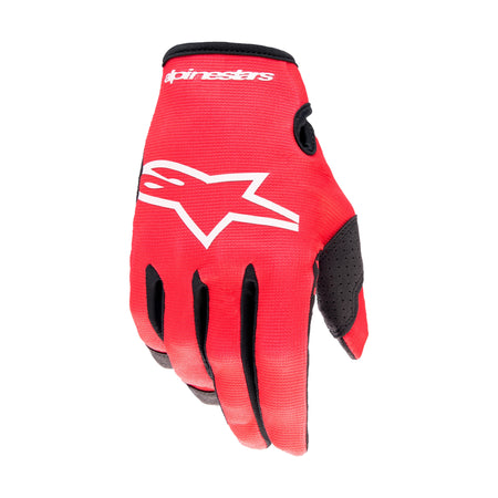 YOUTH & KIDS RADAR GLOVES MARS RED/WHITE MD - 482-9866M