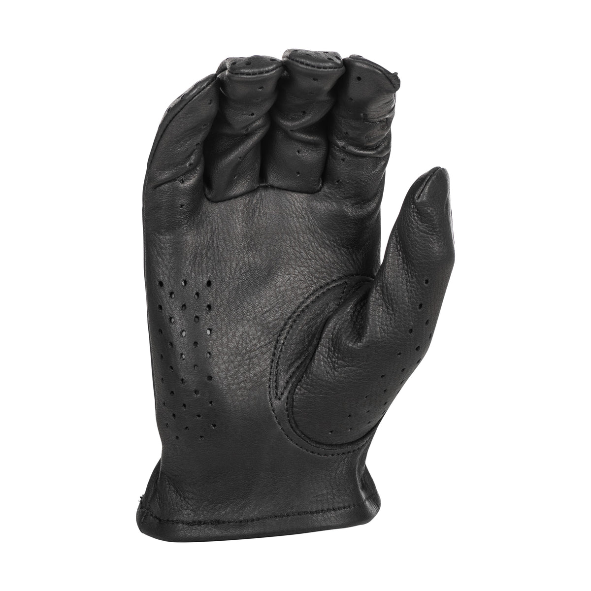LOUIE PERFORATED GLOVES BLACK LG - 489-0050L-1
