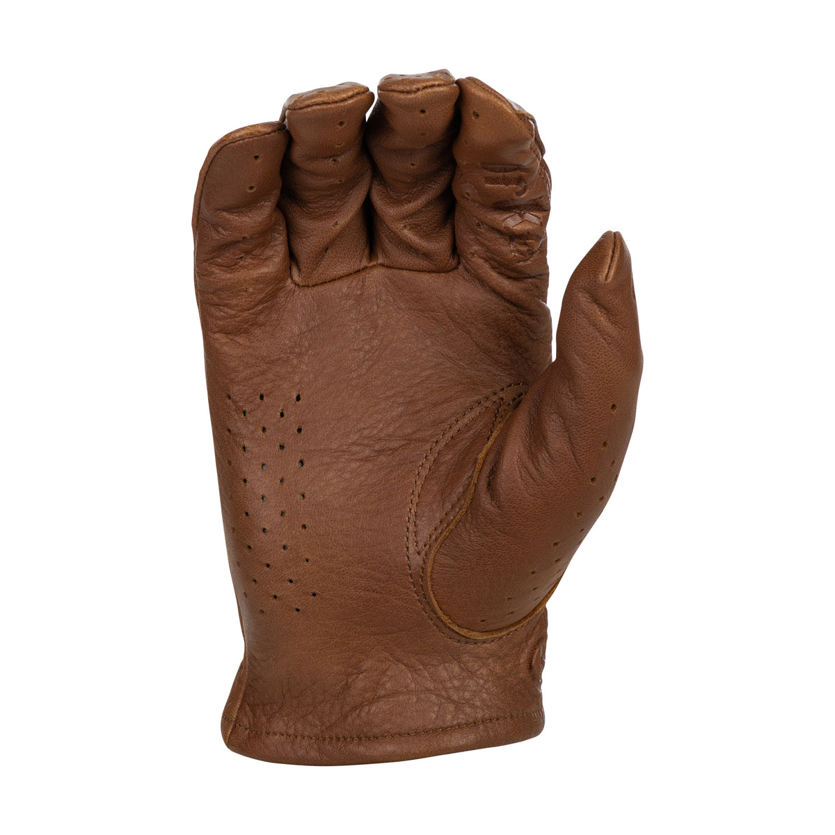 LOUIE PERFORATED GLOVES BROWN SM - 489-0051S-1