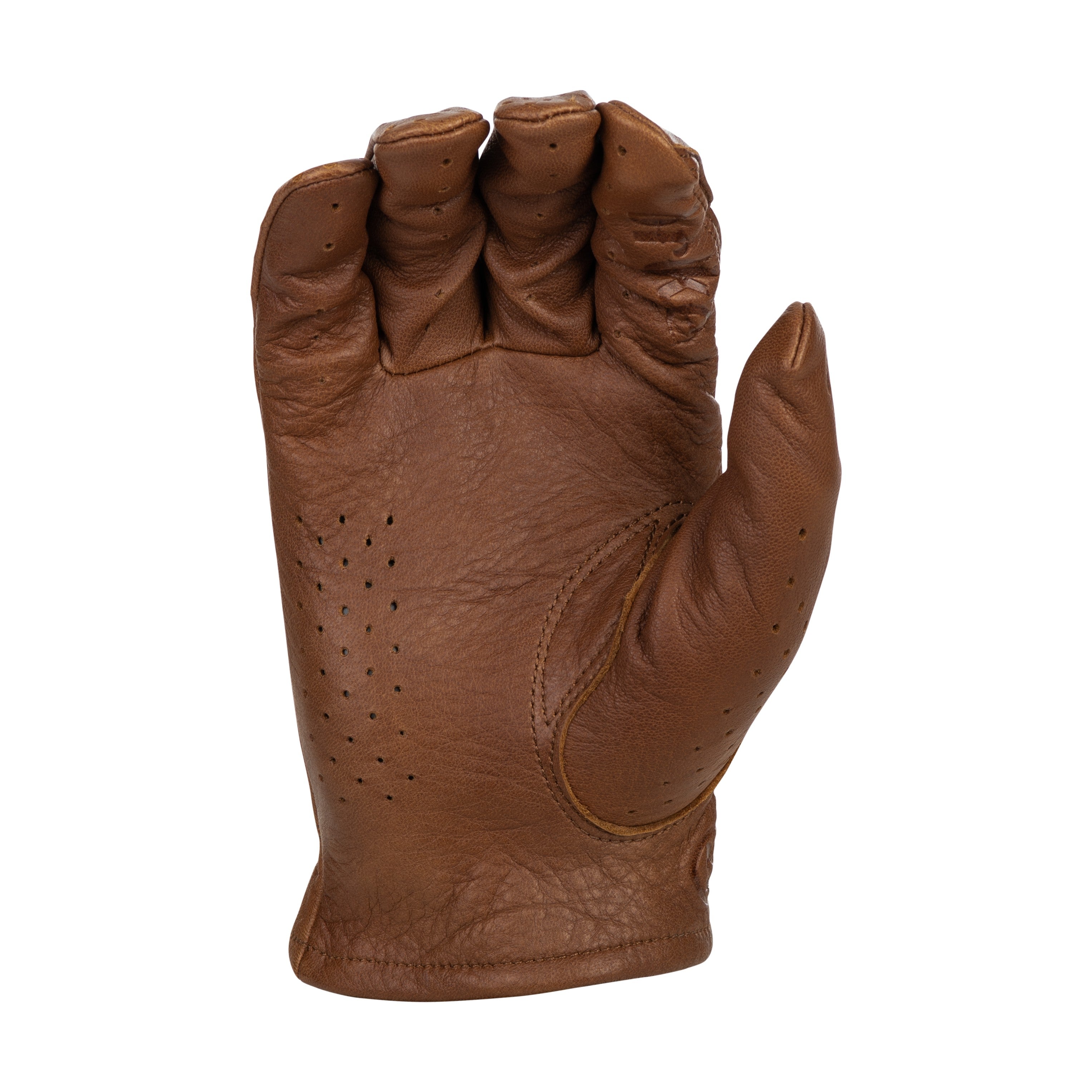 LOUIE PERFORATED GLOVES BROWN SM - 489-0051S-1