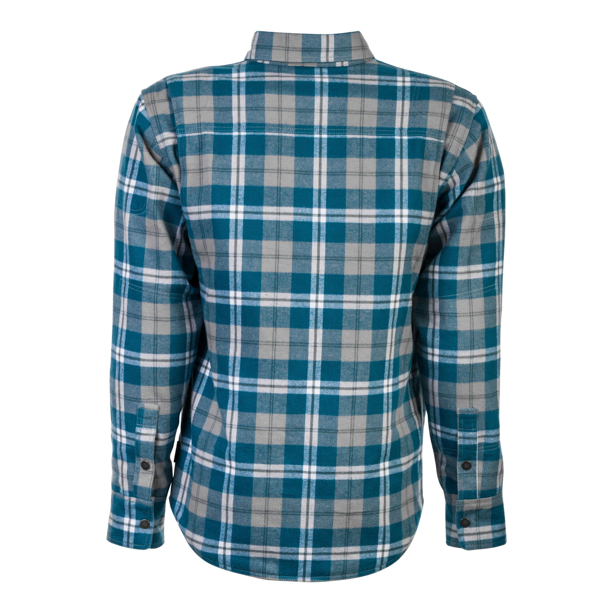MARKSMAN FLANNEL GREY/BLUE LG - 489-1182L-1