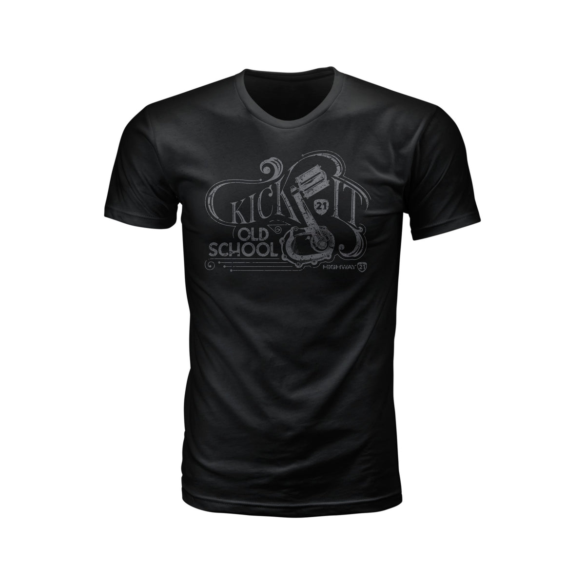 OLD SCHOOL TEE BLACK 3X - 489-20023X