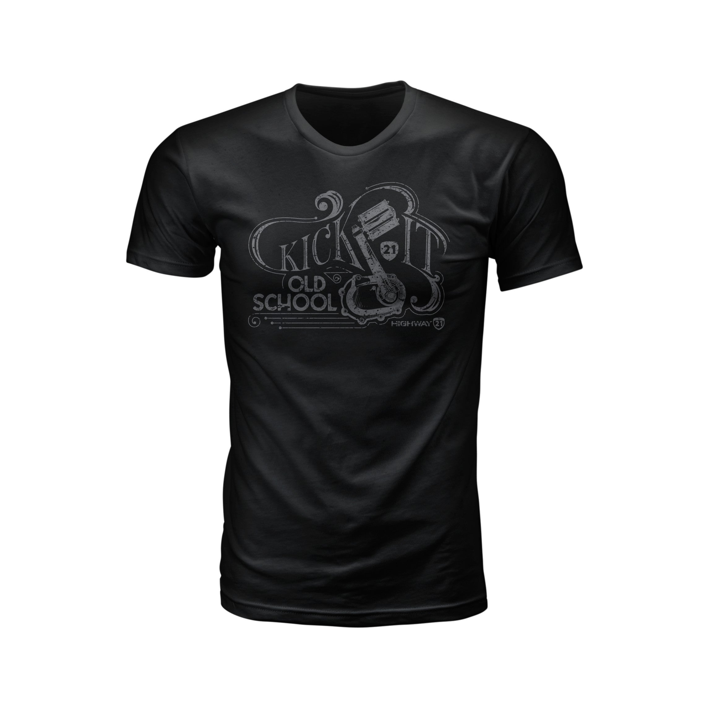 OLD SCHOOL TEE BLACK 3X - 489-20023X