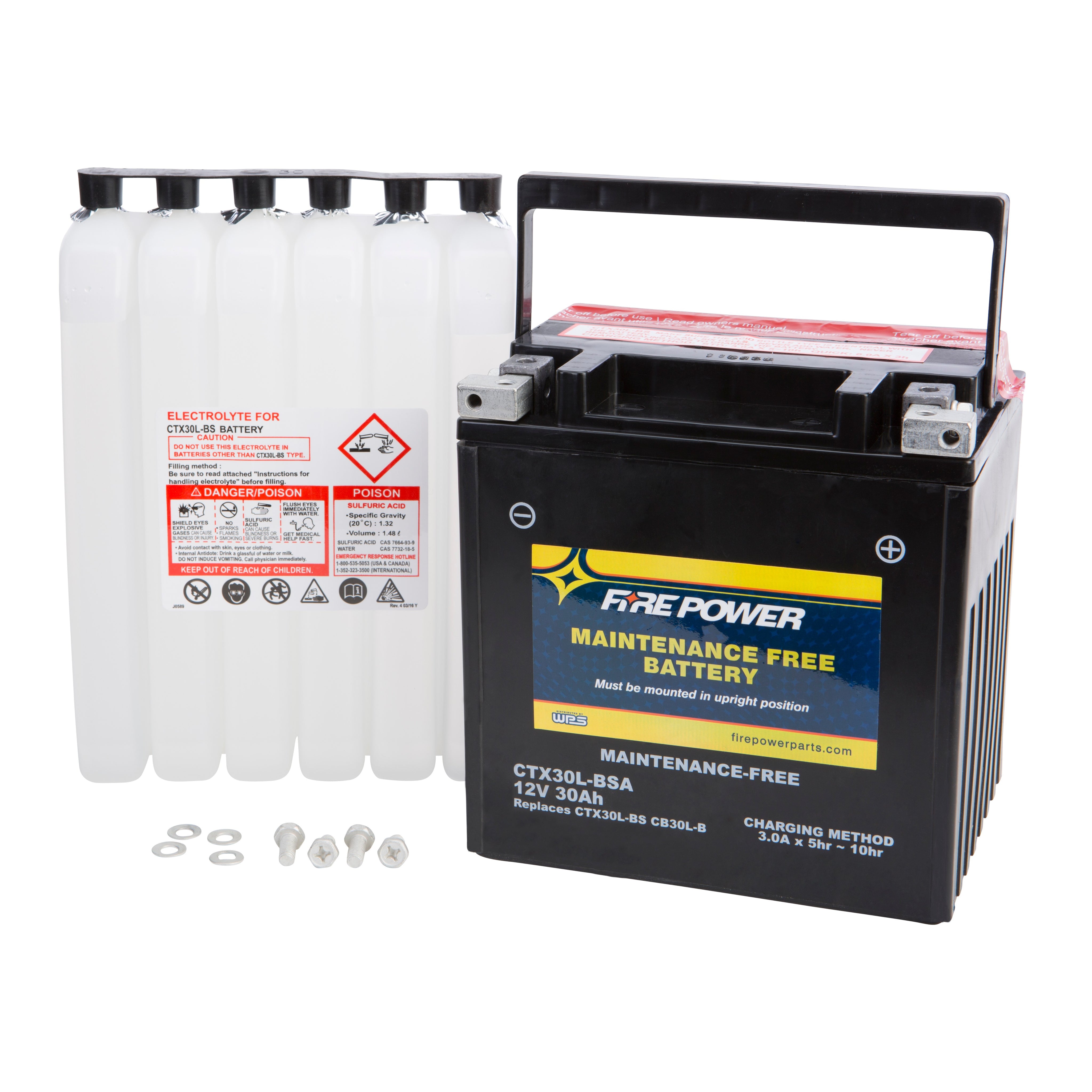 BATTERY CTX30L-BSA/CIX30L-BS MAINTENANCE FREE - 49-1211