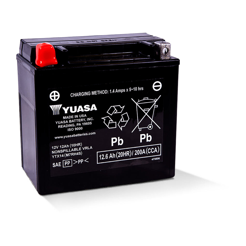 BATTERY YTX14 SEALED FACTORY ACTIVATED - 49-1945