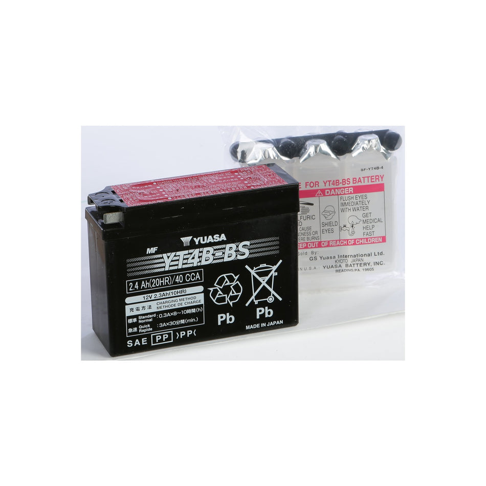 BATTERY YT4B-BS MAINTENANCE FREE - 49-1947