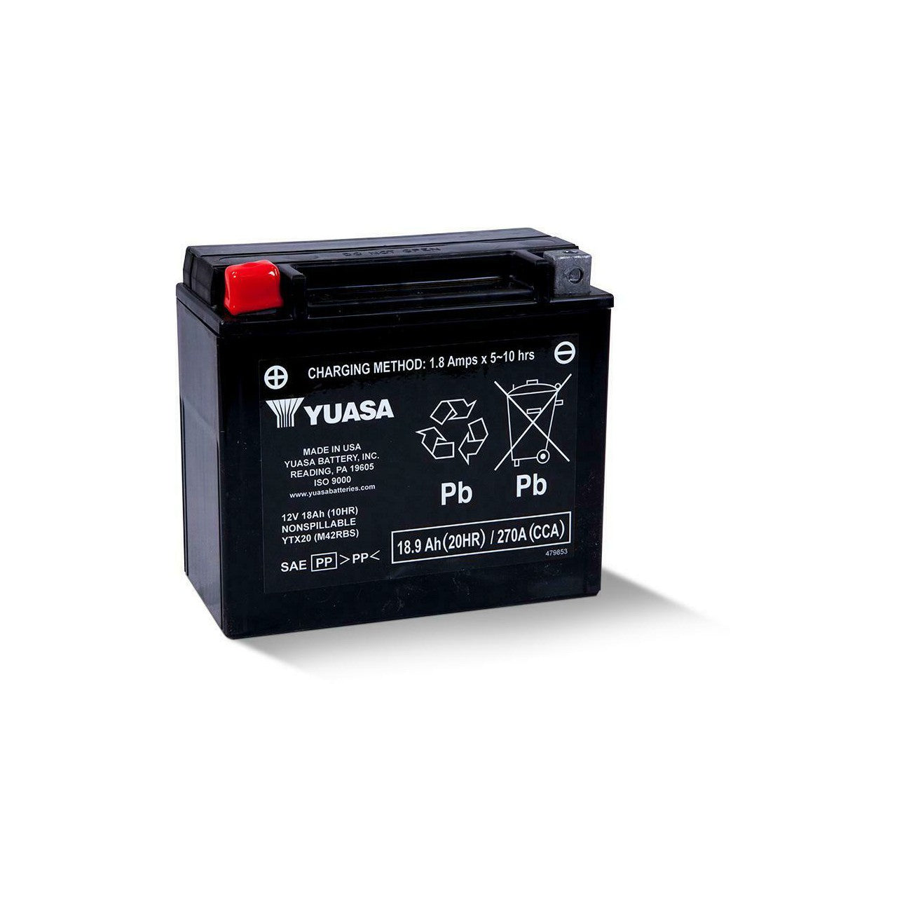 BATTERY YTX20 SEALED FACTORY ACTIVATED - 49-1948