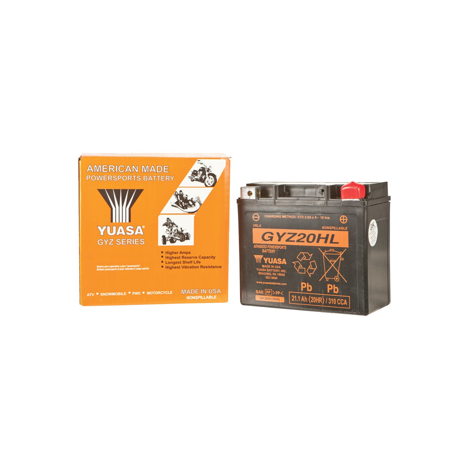 BATTERY GYZ20HL SEALED FACTORY ACTIVATED - 49-1958