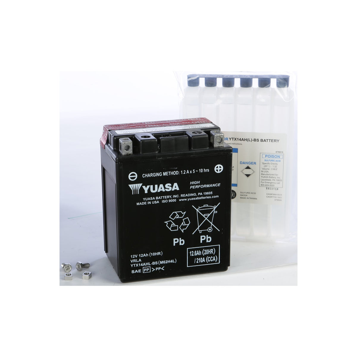 BATTERY YTX14AHL-BS MAINTENANCE FREE - 49-1963