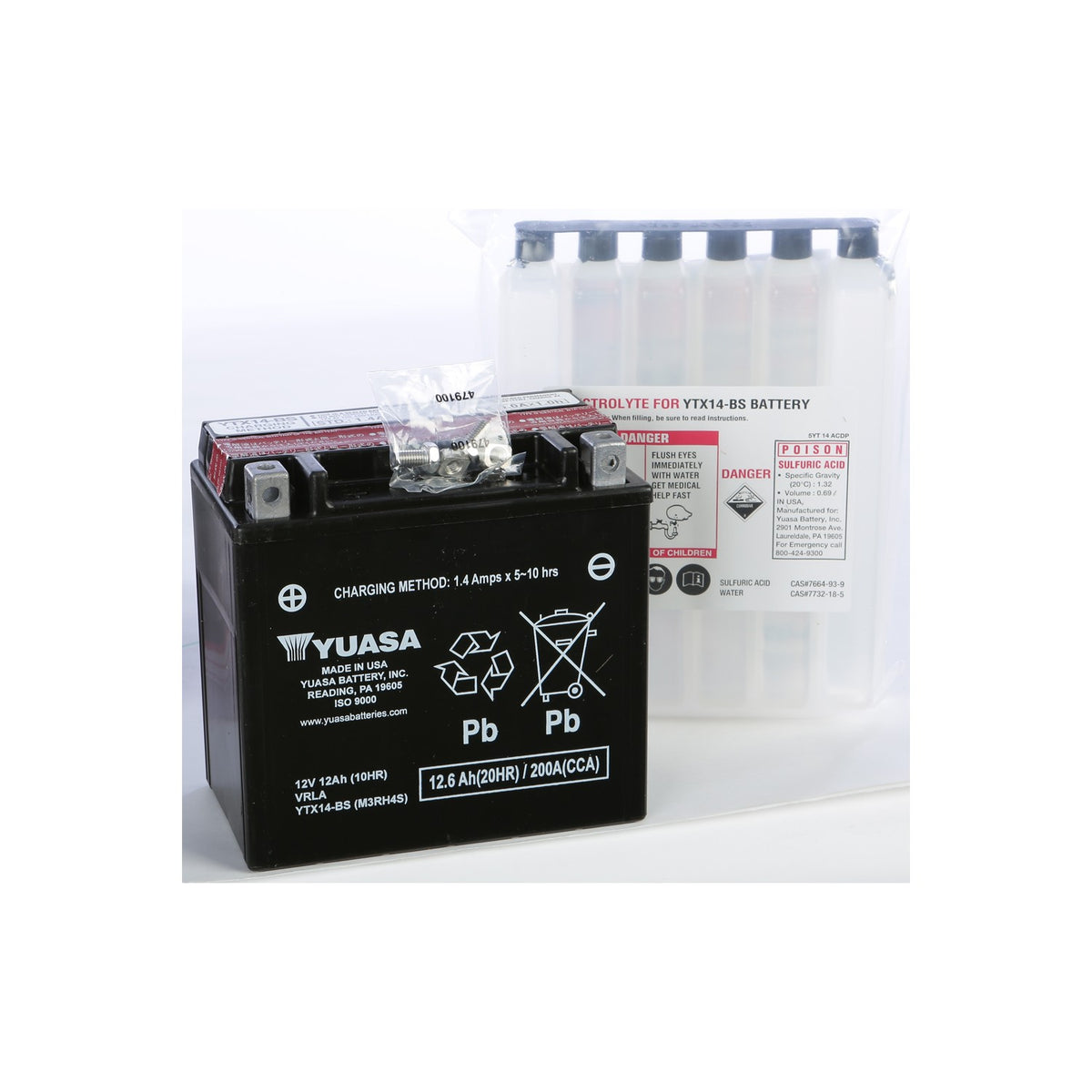 BATTERY YTX14-BS MAINTENANCE FREE - 49-1964