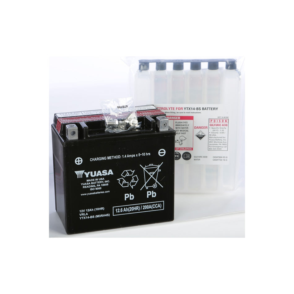 BATTERY YTX14-BS MAINTENANCE FREE - 49-1964