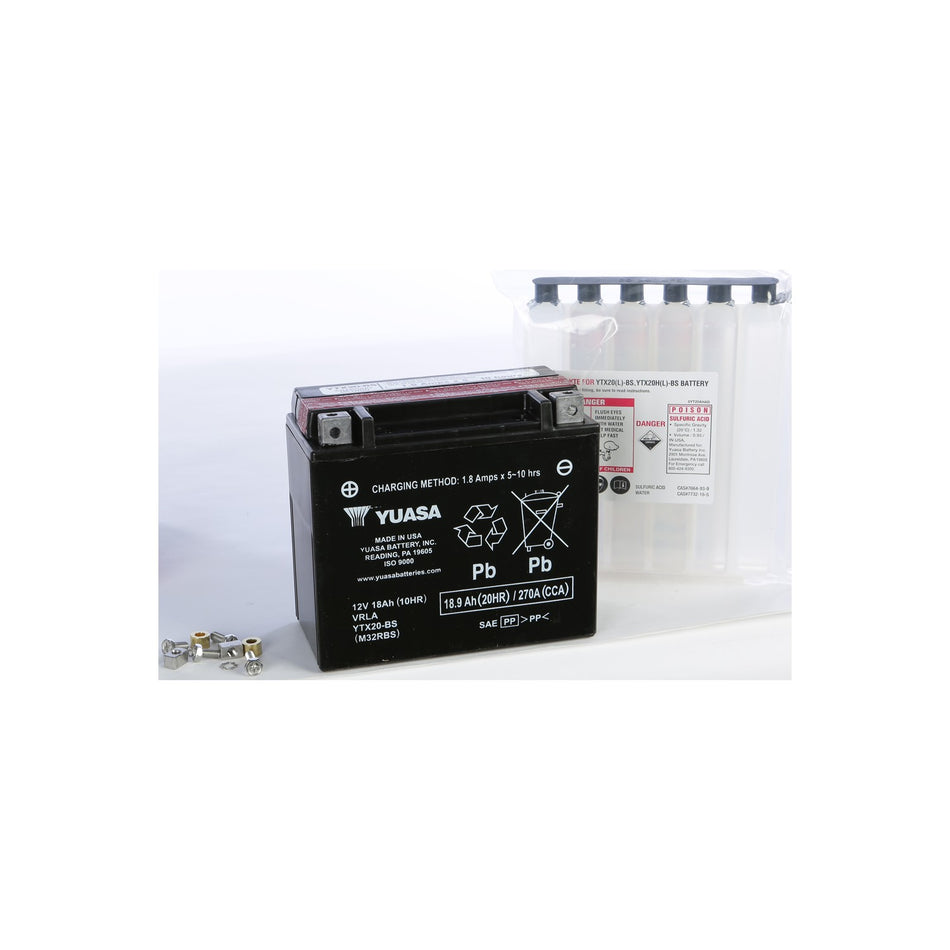 BATTERY YTX20-BS MAINTENANCE FREE - 49-1969