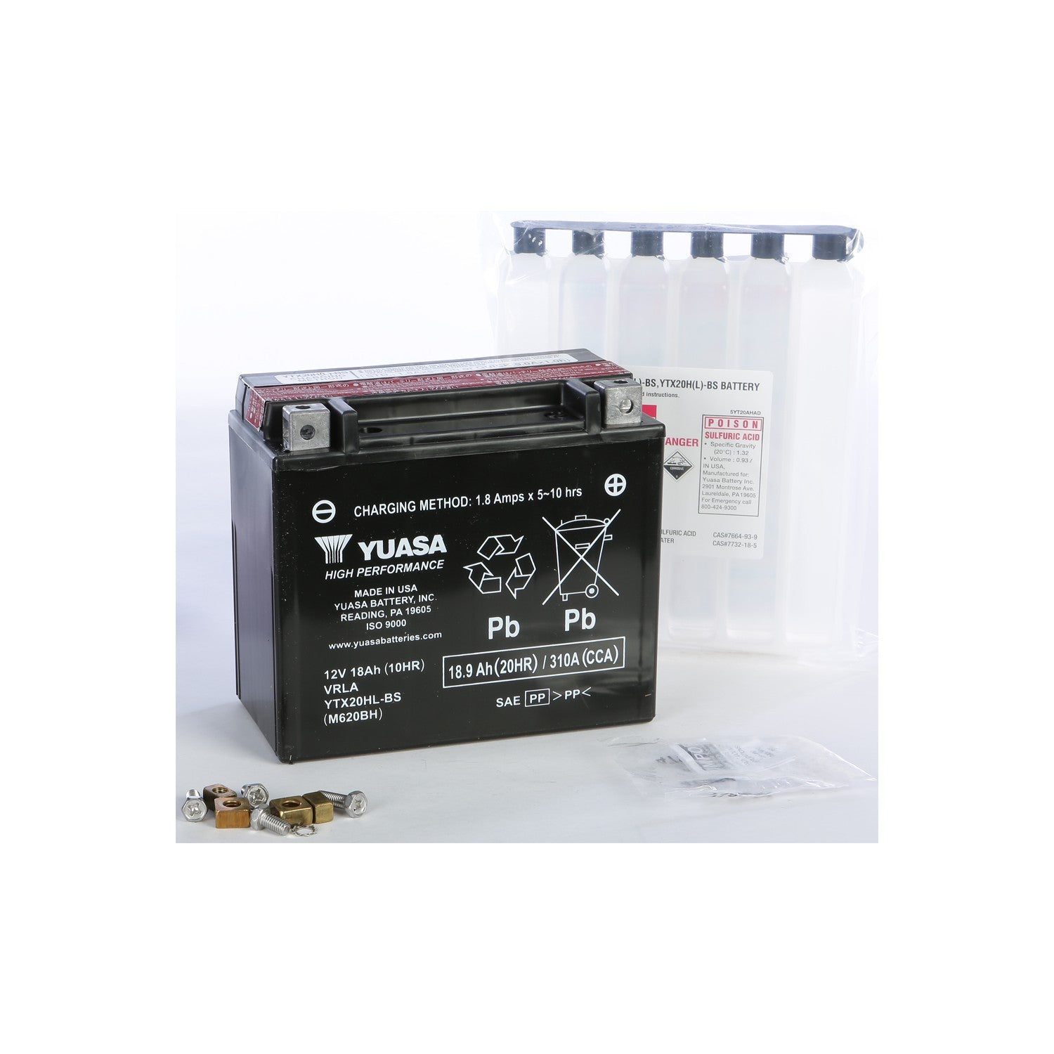 BATTERY YTX20HL-BS MAINTENANCE FREE - 49-1972