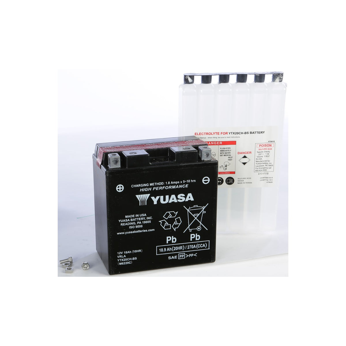 BATTERY YTX20CH-BS MAINTENANCE FREE - 49-1977