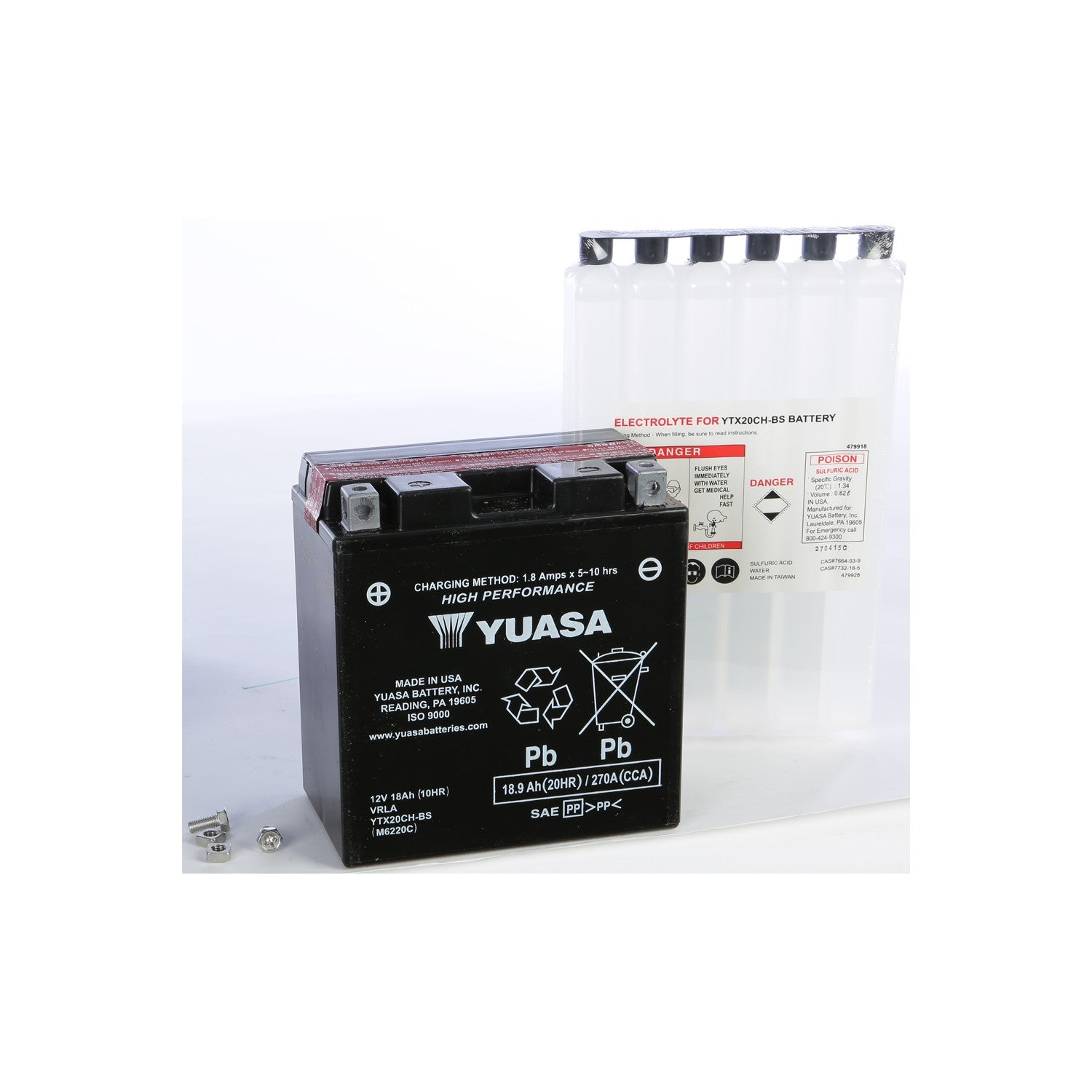 BATTERY YTX20CH-BS MAINTENANCE FREE - 49-1977