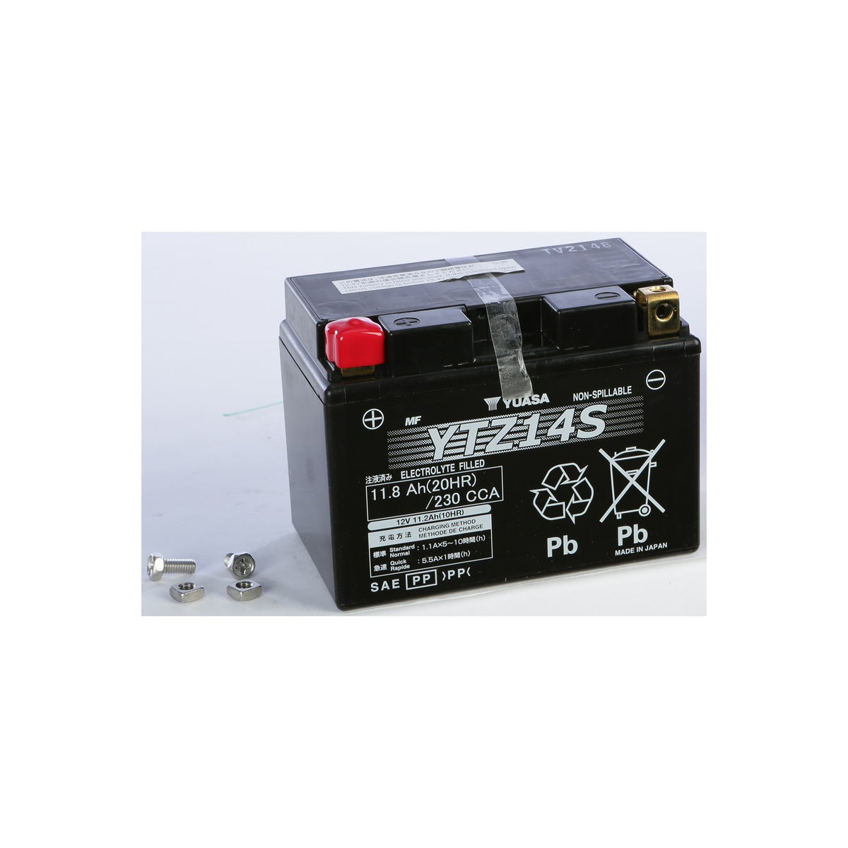 BATTERY YTZ14S SEALED FACTORY ACTIVATED - 49-1987