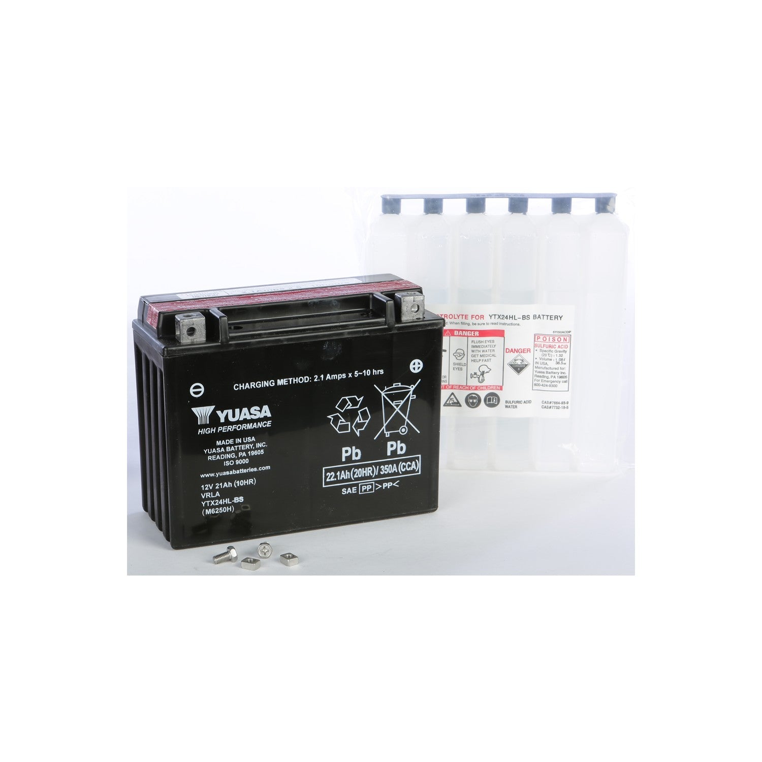 BATTERY YTX24HL-BS MAINTENANCE FREE - 49-1989