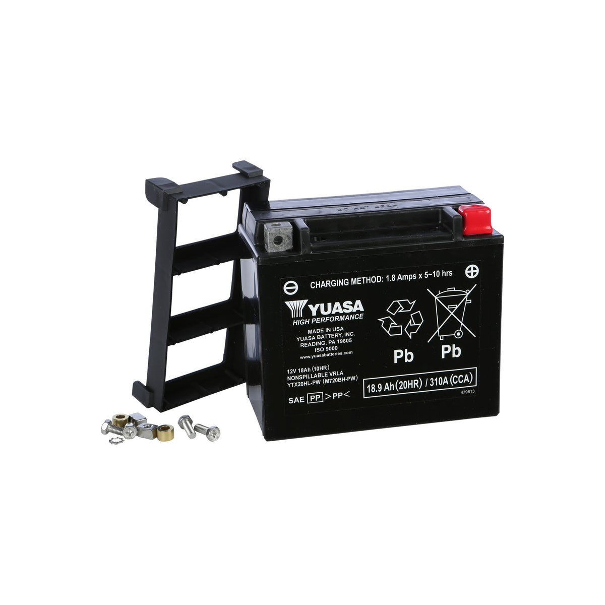 BATTERY YTX20HL-PW SEALED FACTORY ACTIVATED - 49-1990