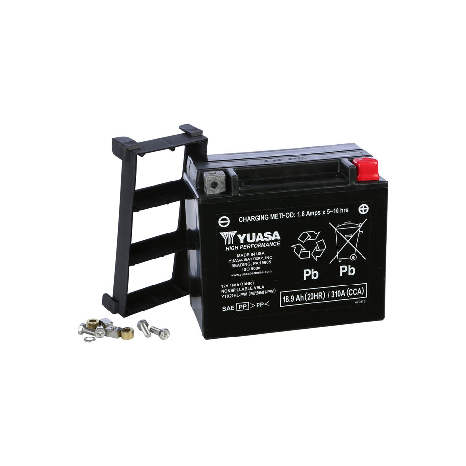 BATTERY YTX20HL-PW SEALED FACTORY ACTIVATED - 49-1990