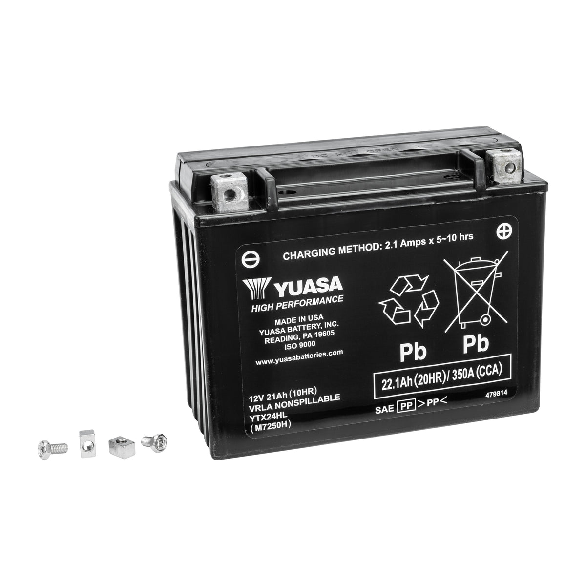 BATTERY YTX24HL SEALED FACTORY ACTIVATED - 49-1991