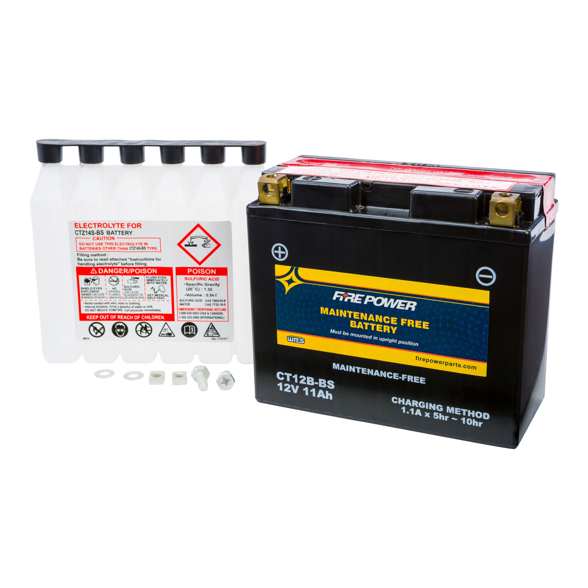 BATTERY CT12B-BS MAINTENANCE FREE - 49-2259