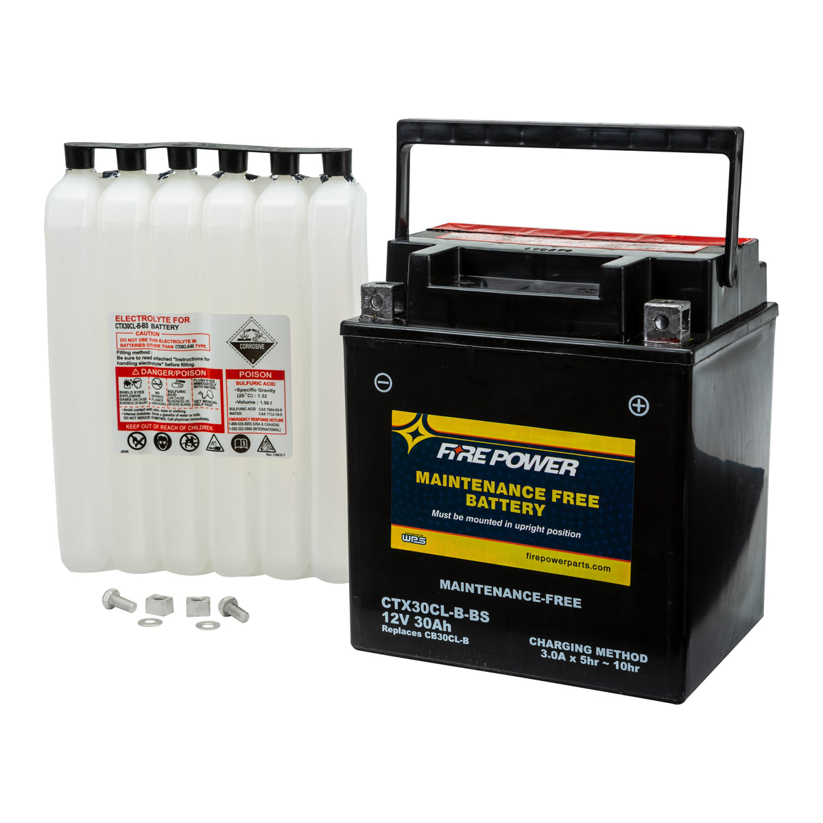 BATTERY CTX30CL-B-BS MAINTENANCE FREE - 49-2260
