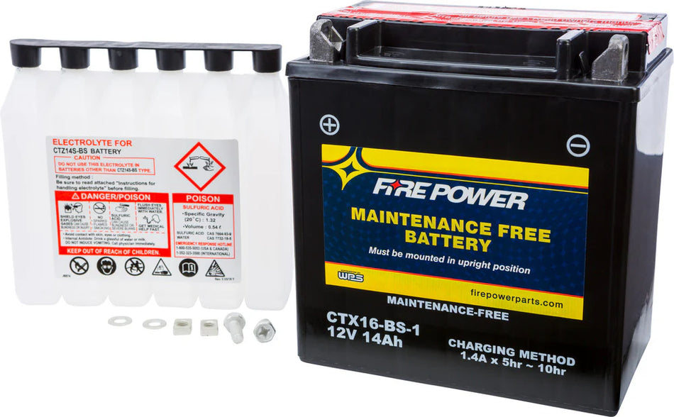 FIRE POWER MAINTENANCE FREE BATTERY - 49-2278