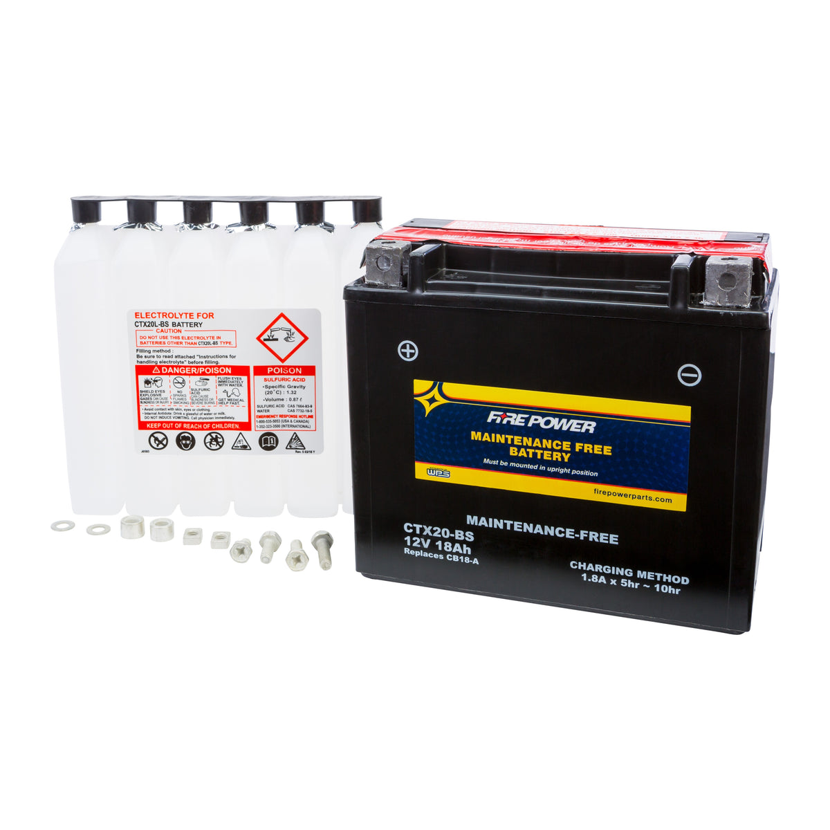 BATTERY CTX20-BS MAINTENANCE FREE - 49-2279