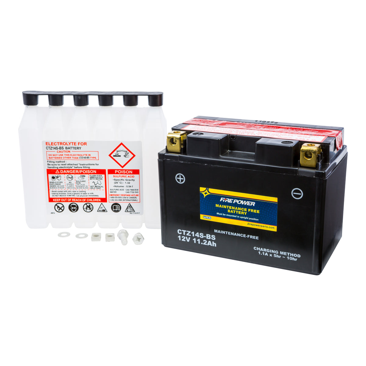 BATTERY CTZ14S-BS MAINTENANCE FREE - 49-2295