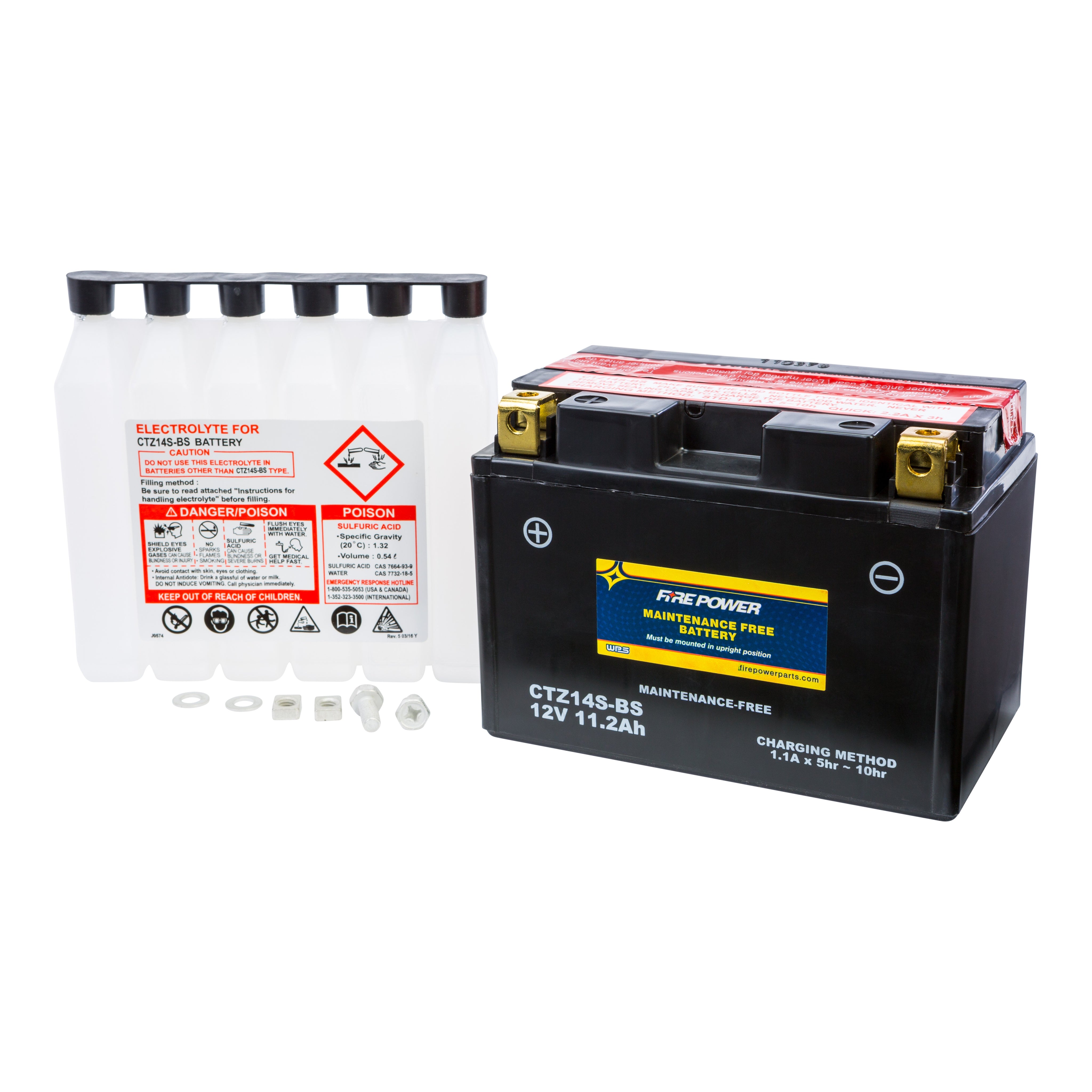 BATTERY CTZ14S-BS MAINTENANCE FREE - 49-2295