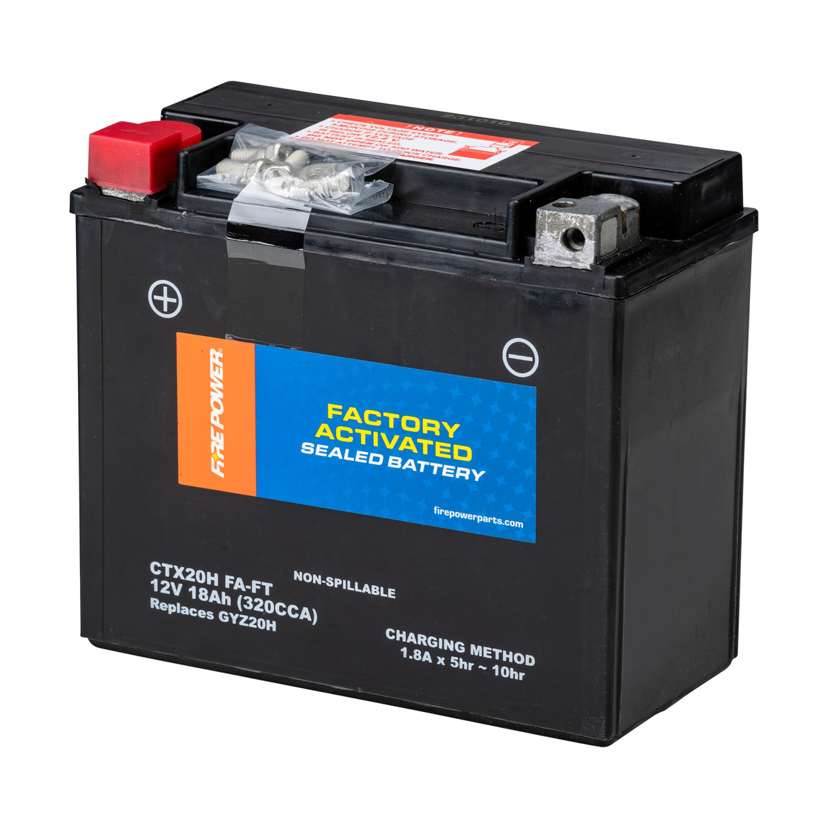 BATTERY CTX20H (FA) FT SEALED FACTORY ACTIVATED - 49-2305