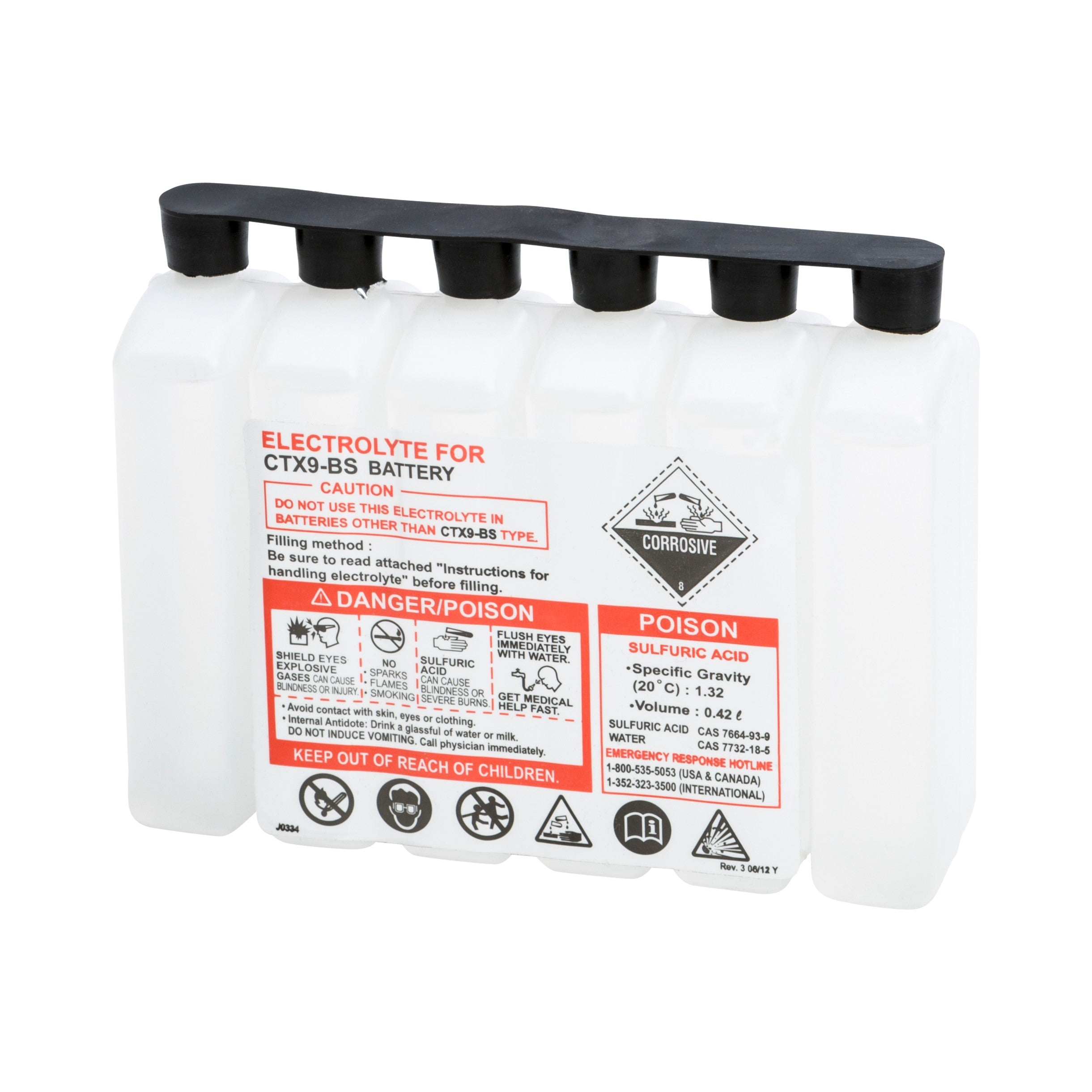 SEALED BATTERY ELECTROLYTE PACK 420CC - 49-3024