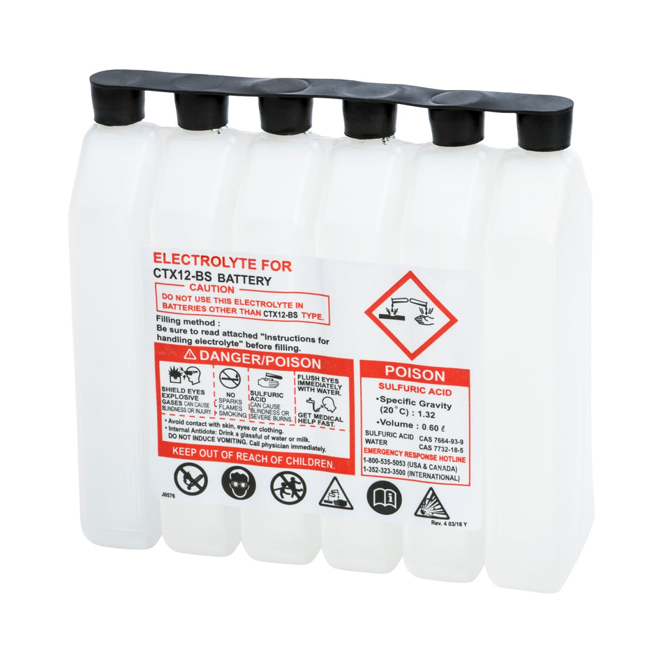 SEALED BATTERY ELECTROLYTE PACK 600CC - 49-3025