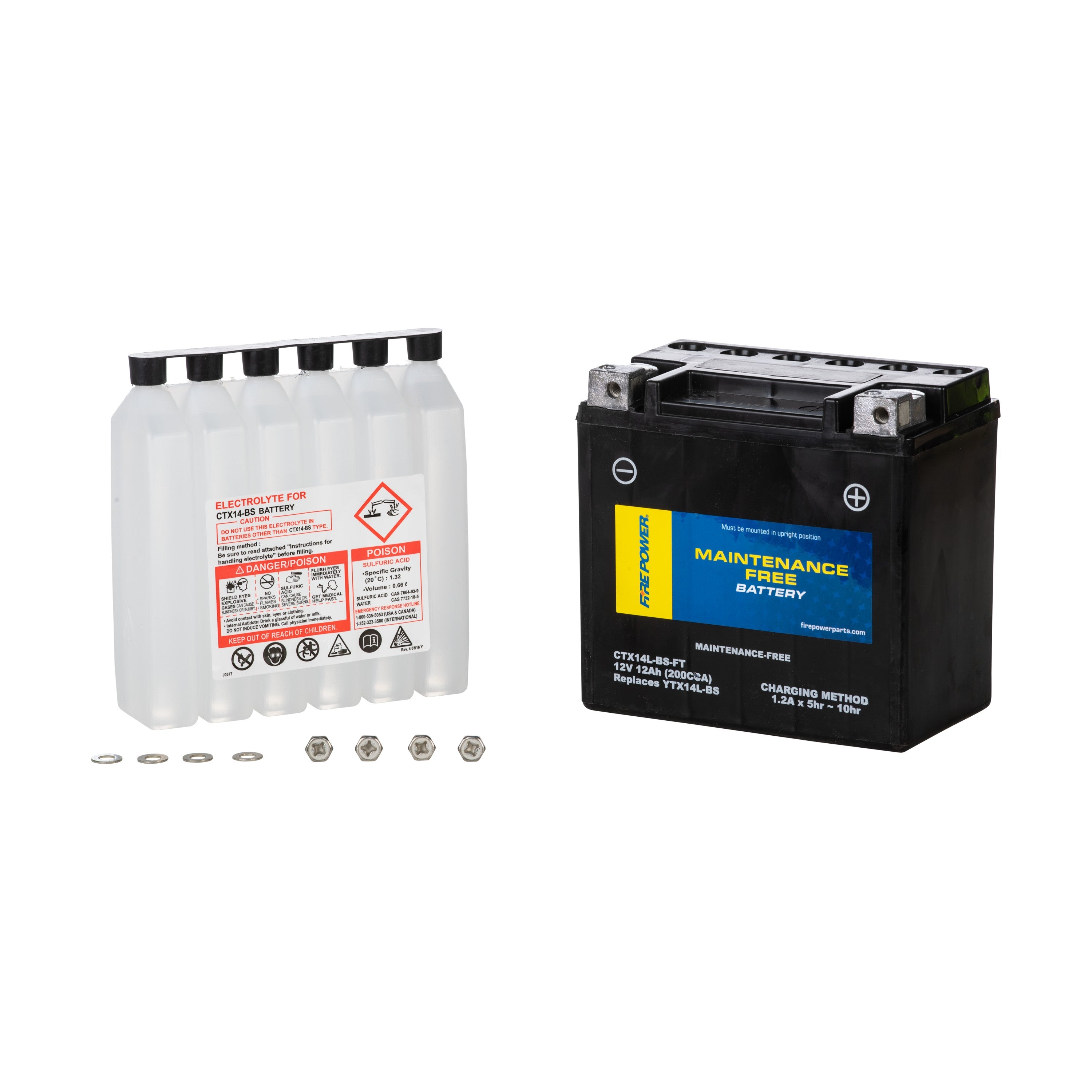 BATTERY CTX14L-BS-FT MAINTENANCE FREE - 49-3033