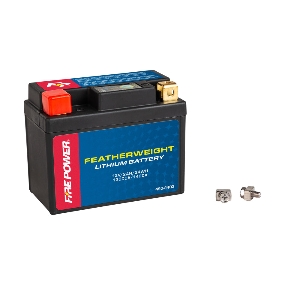 FEATHERWEIGHT LITHIUM BATTERY 120 CCA 12V/24WH - 490-2402