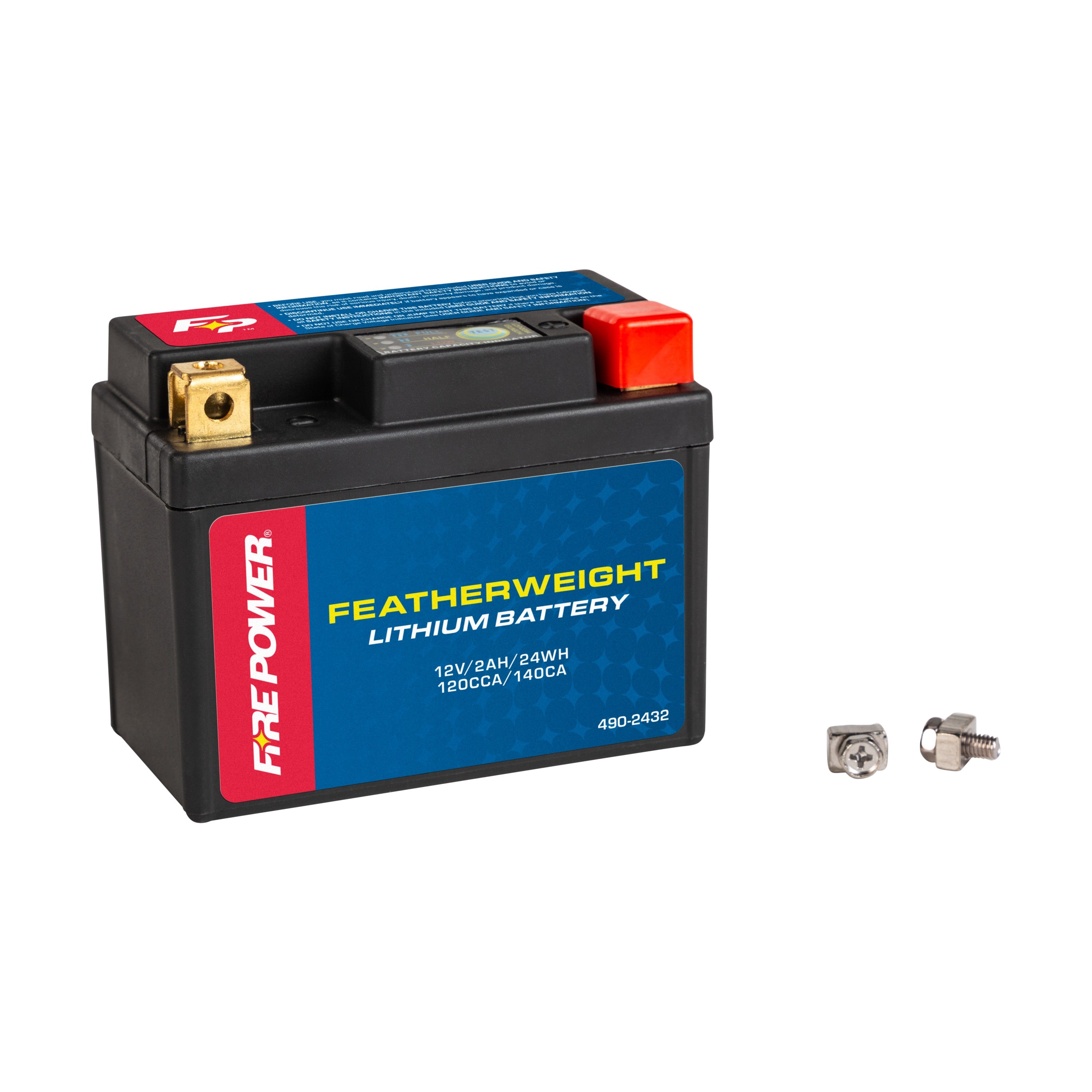 FEATHERWEIGHT LITHIUM BATTERY 120 CCA 12V/24WH - 490-2432