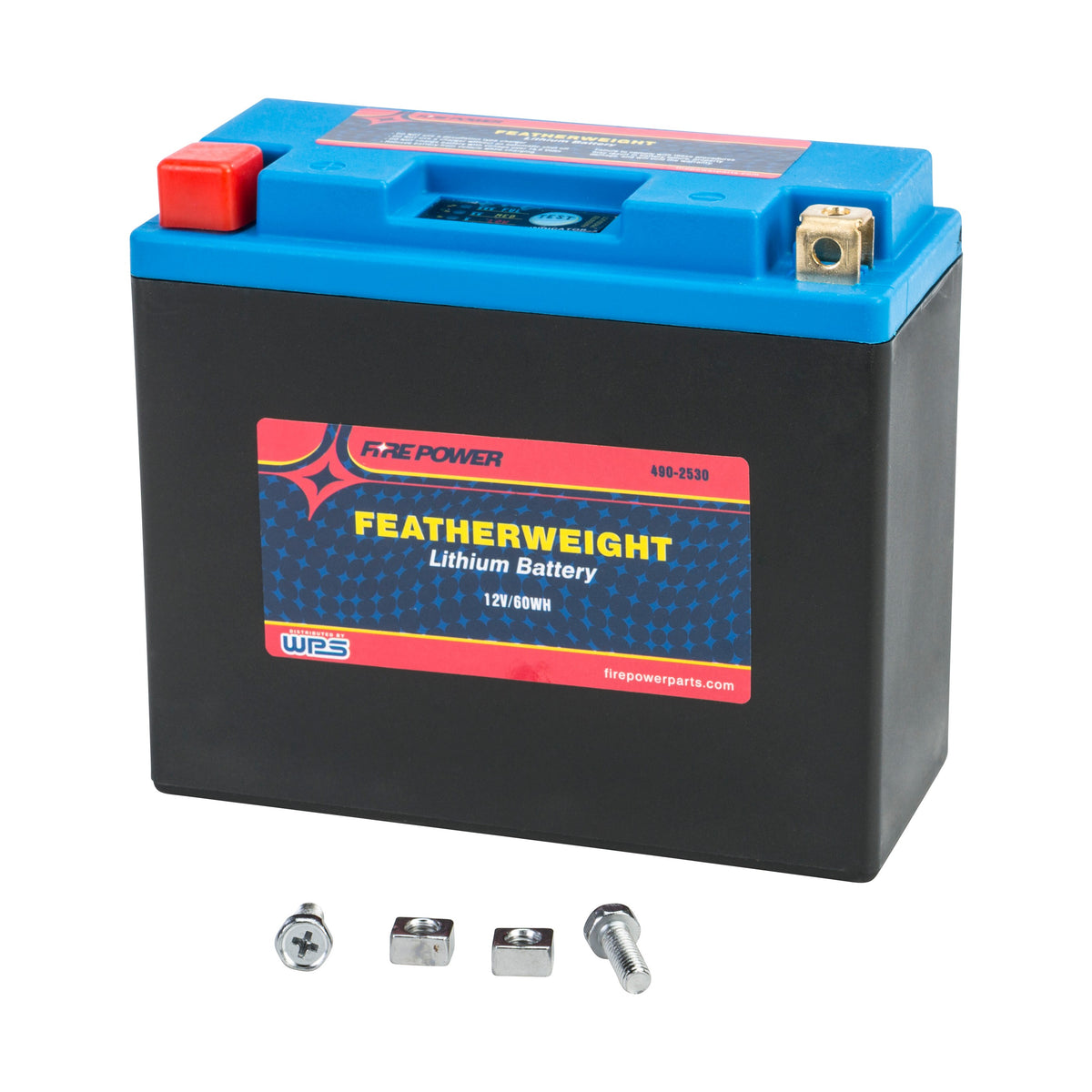 FEATHERWEIGHT LITHIUM BATTERY 280 CCA HJT12B-FPP 12V/60WH - 490-2530