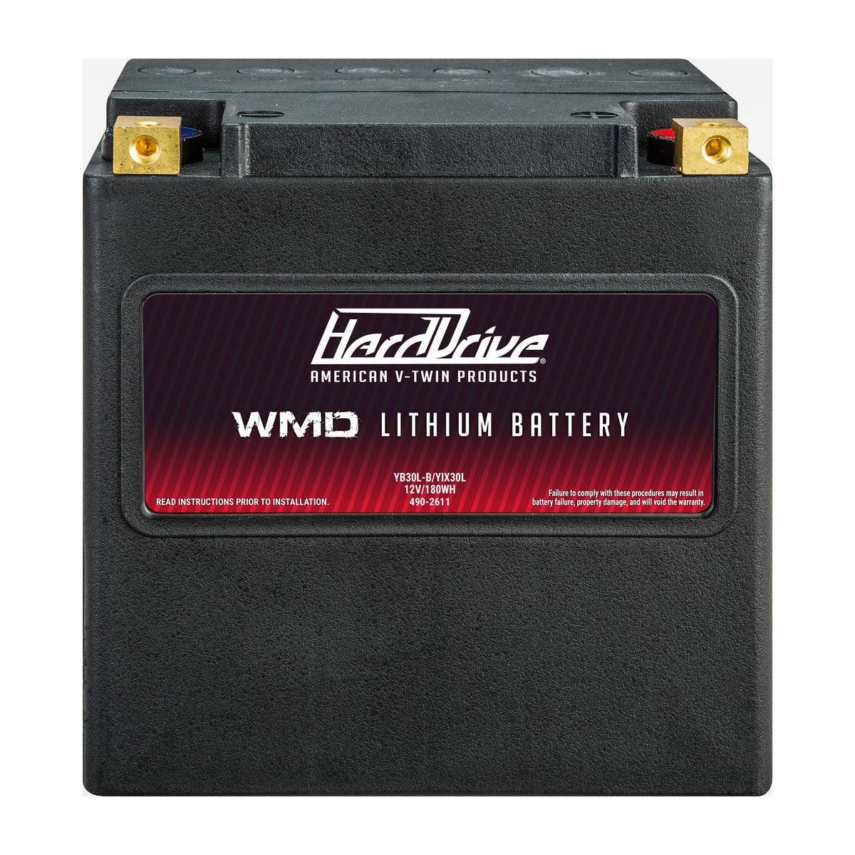 WMD LITHIUM BATTERY 675 CCA HJVT-2-FPP 12V/180WH - 490-2611