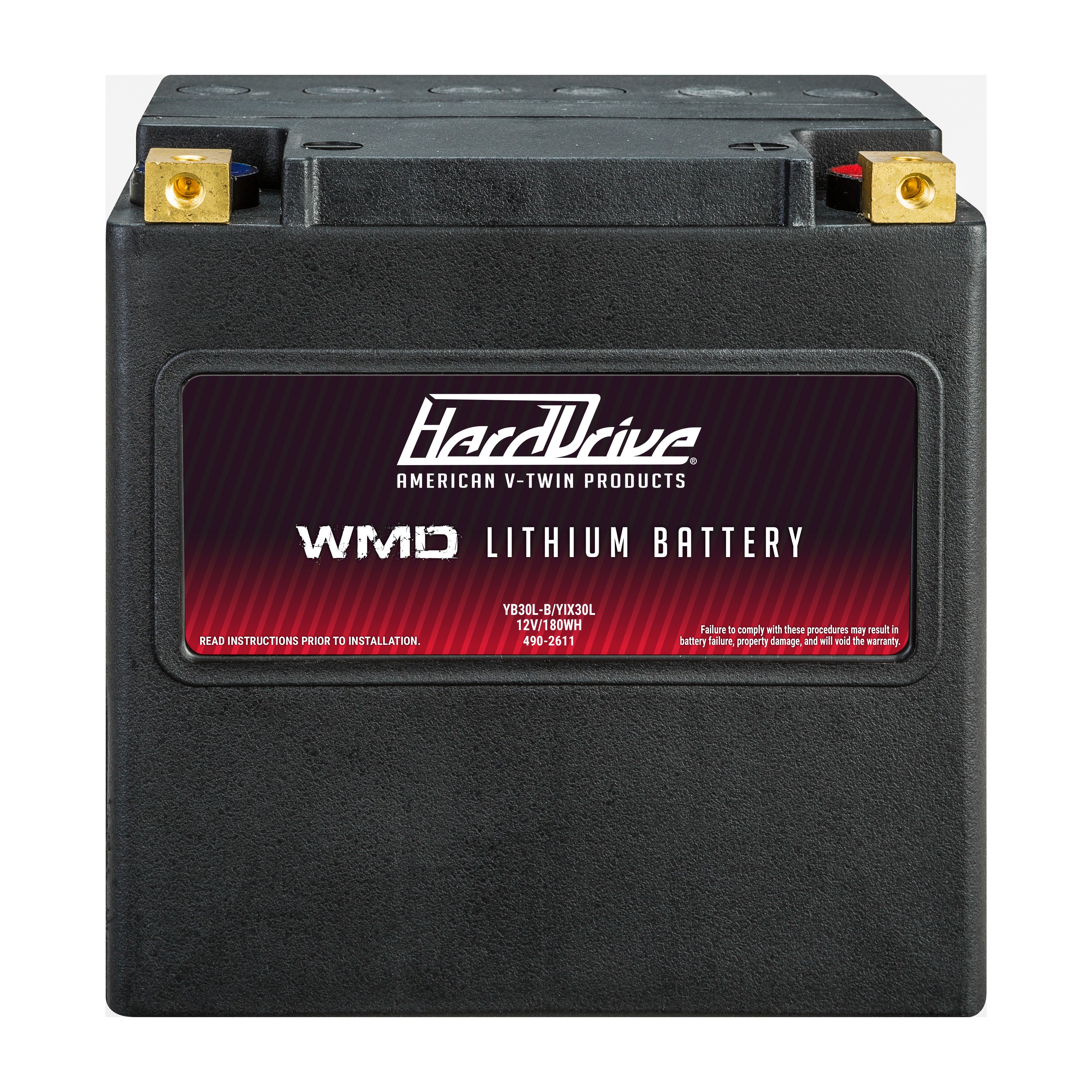 WMD LITHIUM BATTERY 675 CCA HJVT-2-FPP 12V/180WH - 490-2611