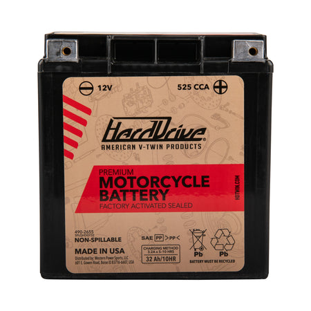 PREMIUM BATTERY GYZ32HL / YIX30L CCA 500 - 490-2655