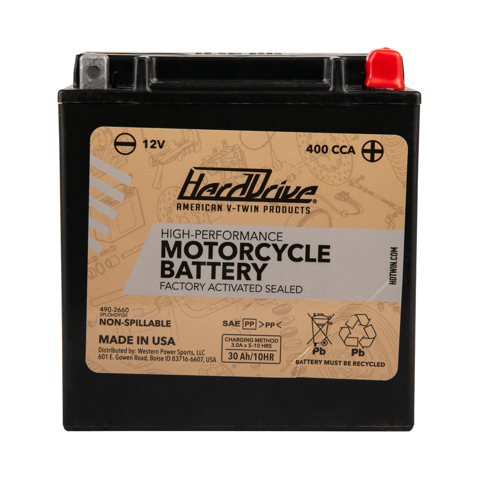 HIGH PERFORM BATTERY YIX30L CCA 400 - 490-2660