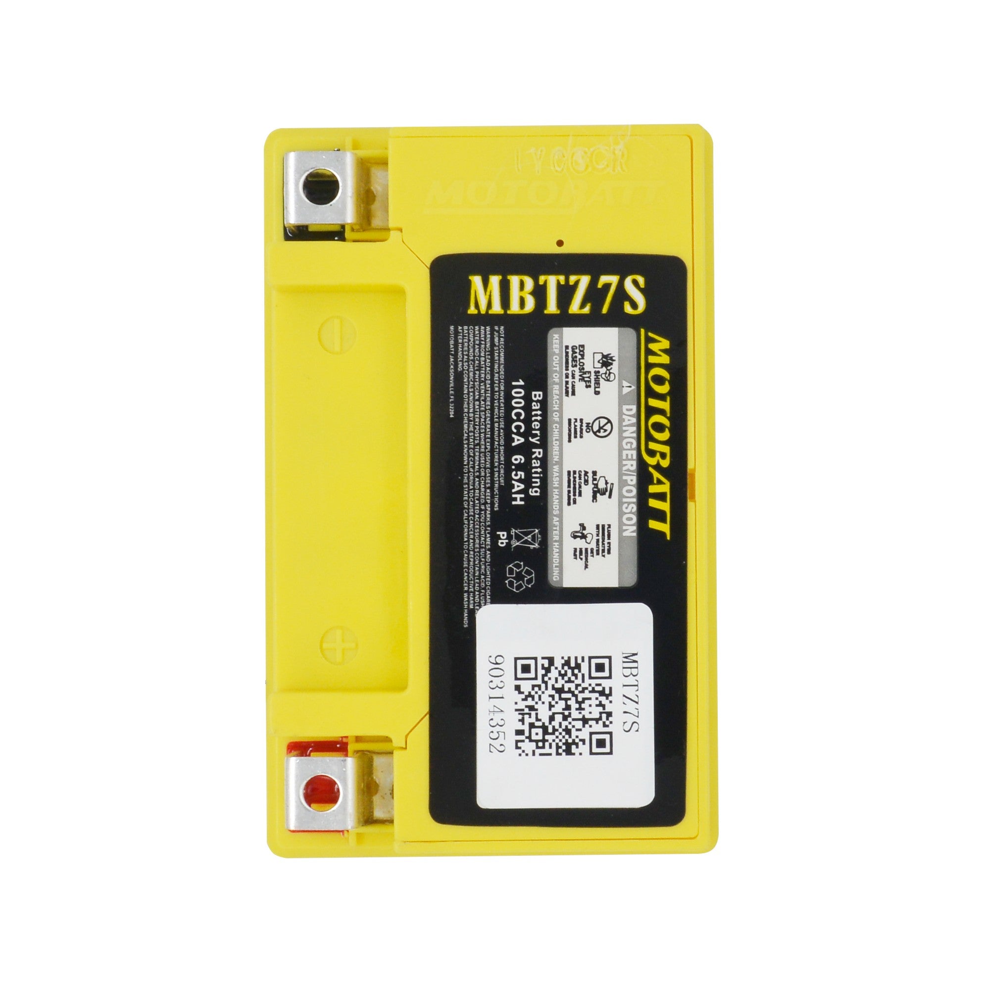 BATTERY MBTZ7S SEALED FACTORY ACTIVATED - 491-1003-3