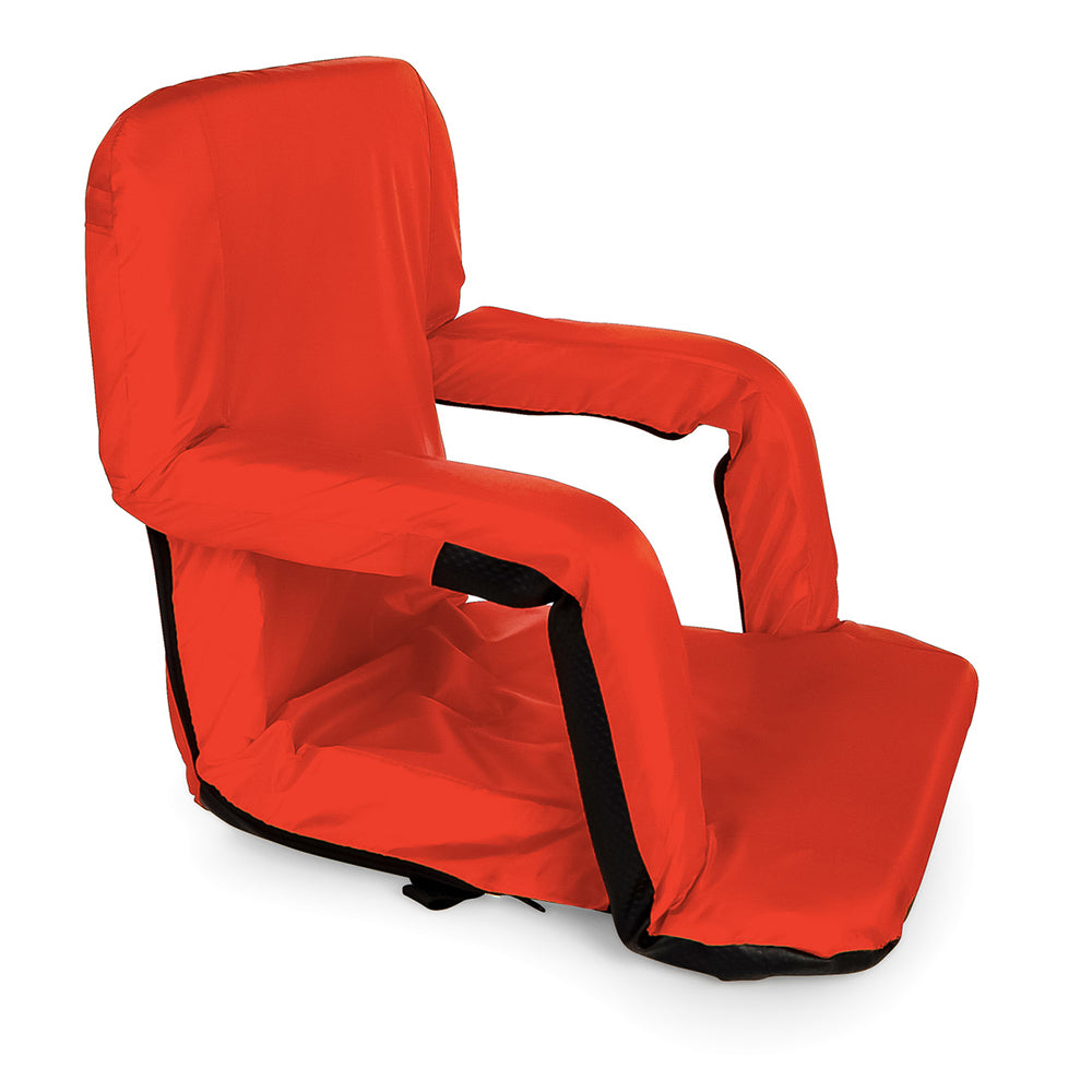 Camco Portable Stadium Seat, Red - 53096