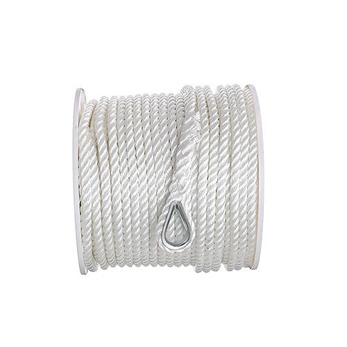 Seachoice Anchor Line Twisted Nylon 3/8"x100ft White - 50-40711