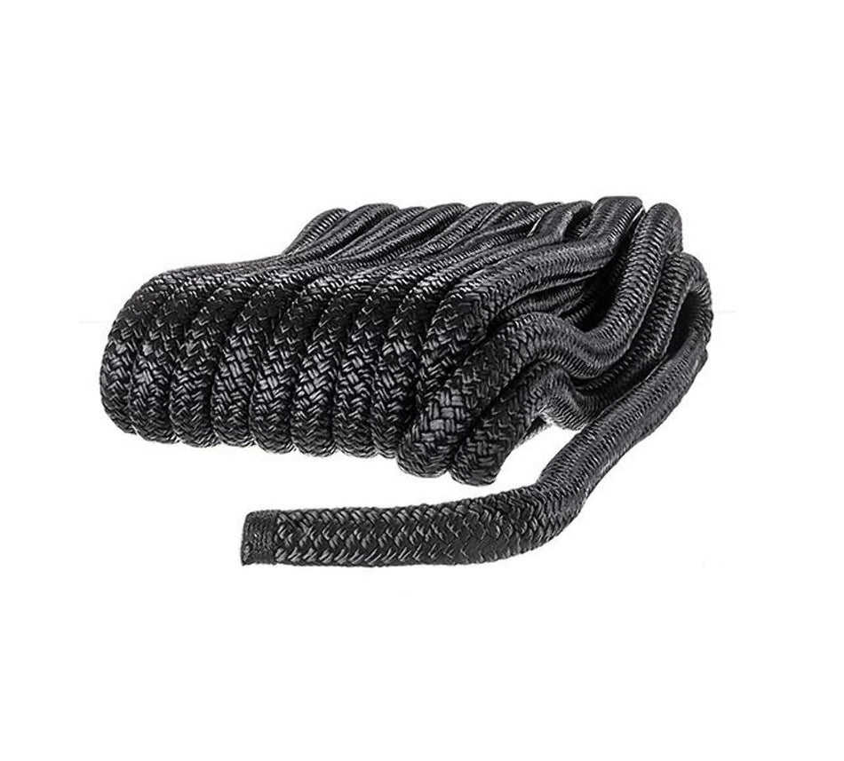 Seachoice Dock Line Double Braided Nylon 3/4"x35ft Black - 50-47211