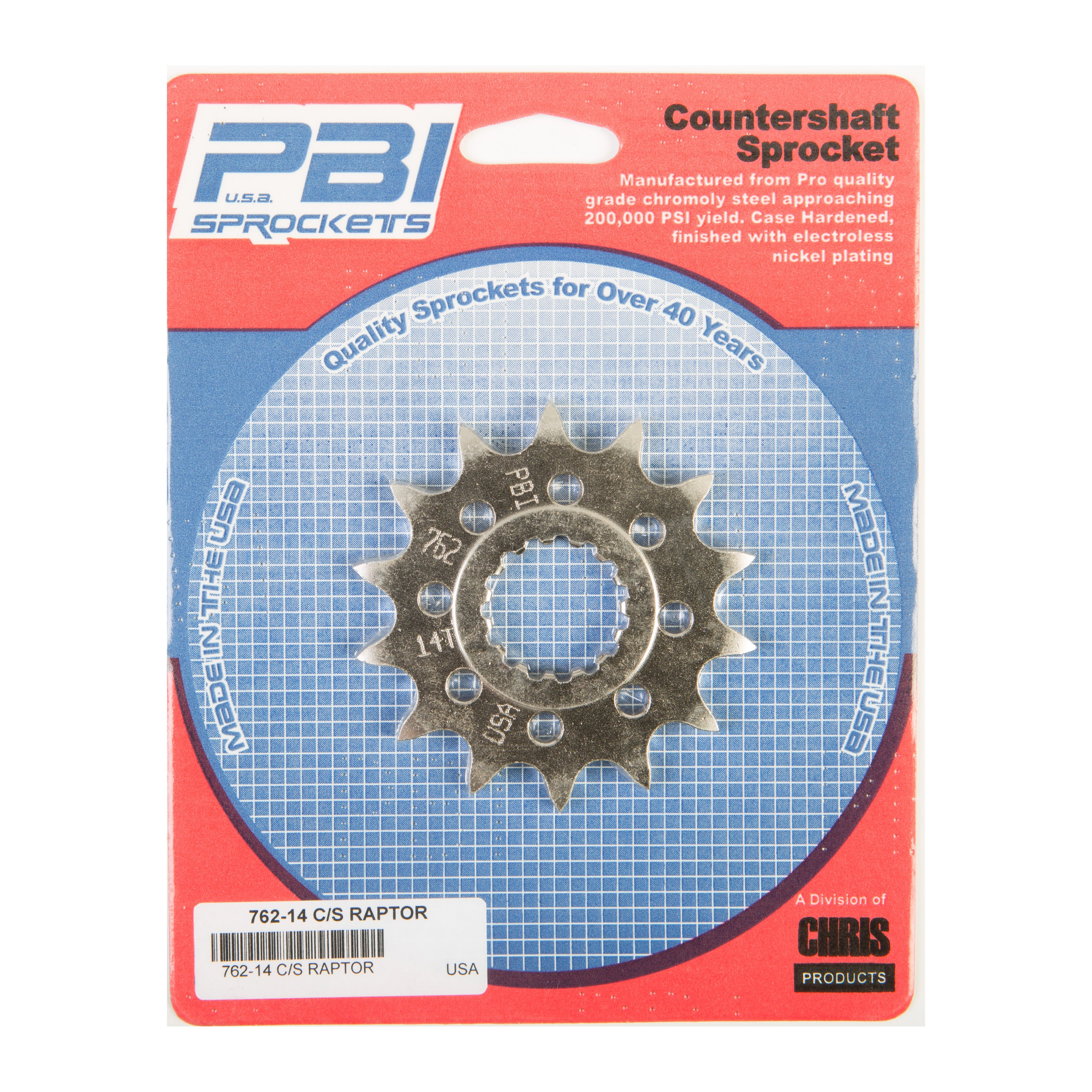 FRONT CS SPROCKET STEEL 14T-520 YAM - 50-76214
